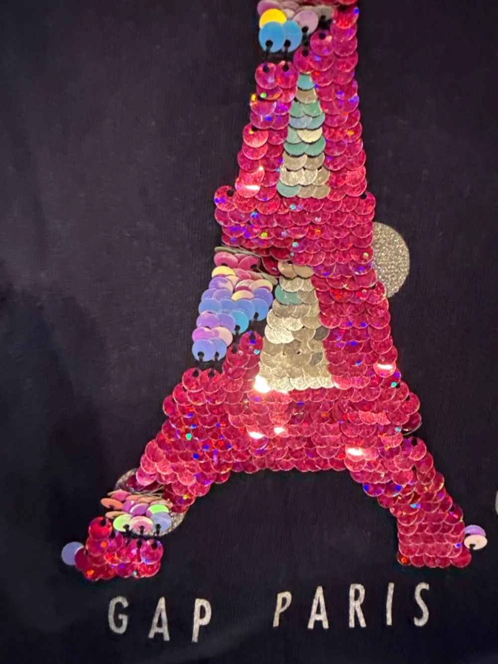 GAP Eiffel Tower girls long sleeve top